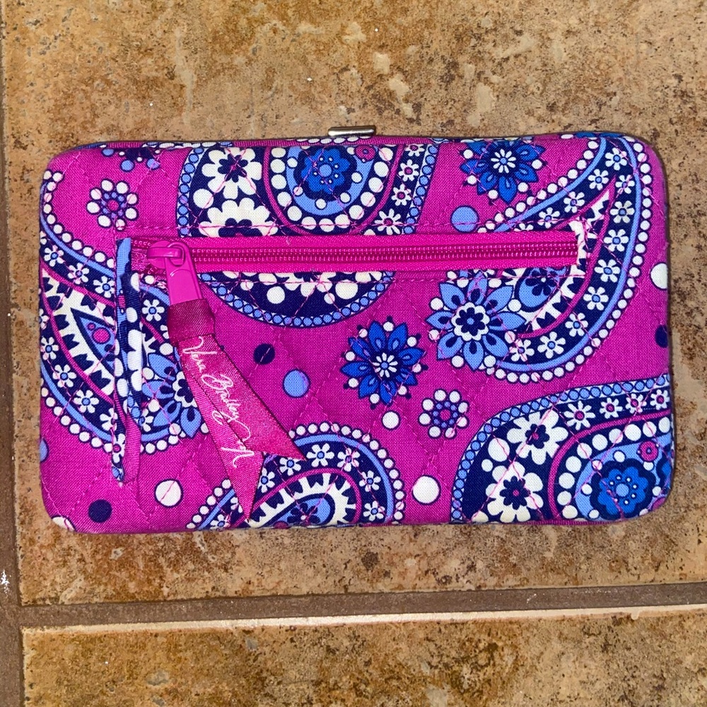 Vera Bradley Boysenberry Clutch. Great condition
